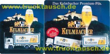 Kulmbacher Pils, mit schrägem Glas