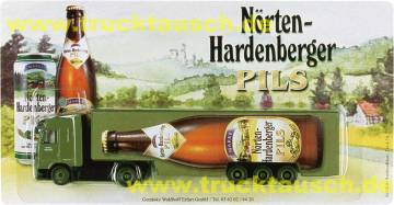Getränke Waldhoff Nr.7, Nörten-Hardenberger Pils,  mit liegender Flasche