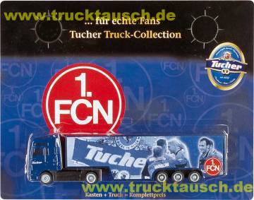 Tucher Nr.02/2001, 1. FCN, mit 4 Spielern und Vereinslogo