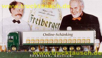 Freiberger Online-Schänking, mit 14 Gläsern