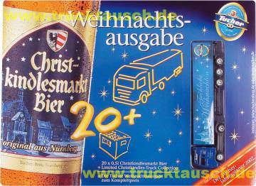 Tucher Nr.09/2001, Christkindles Collection 2001 (3/4), Fröhliche Weihnachten, mit Etikett und 