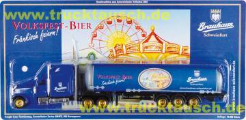 Schweinfurter Brauhaus Volksfest 2002, mit Kirmes-Logo- Aufl. 10.000