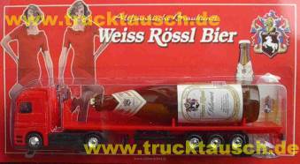 Weiss Rössl Bier Pilsener, mit liegender Flasche