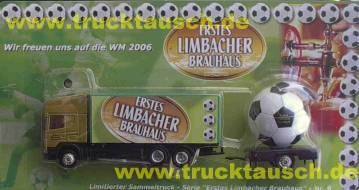 Limbacher (Erstes Brauhaus) Nr.06, WM 2006, mit Fußball auf Hänger