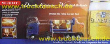Kulmbacher mit Wechselbild-Werbetafel