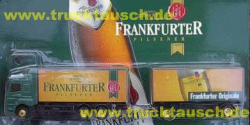 Frankfurter (Oder) Pilsener, Natürlich gebraut in..., LKW mit Siegel, Hänger mit Glas