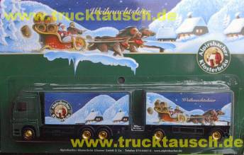 Alpirsbacher Weihnachtsbier (2003), mit Wintermotiv