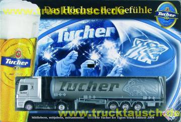 Tucher Ice-Tigers 2004, 3/4, mit plastischem Logo Tiger