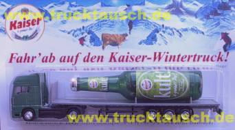 Kaiser-Brauerei Kumpf (Geislingen) Nr.08, Wintertruck, mit liegender kult-Flasche