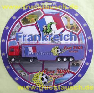 Fußball EM 2004 43211, Frankreich, mit Flagge