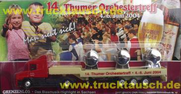 Thum, Dampfbrauerei W. Böttger Nr.12, 14.Thumer Orchestertreff 2004, mit 3 Chromchesseln
