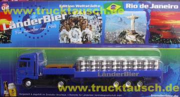 Länderbier (Lommatzsch) Weltstädte, Nr.02, Rio de Janeiro, mit 16 Chromfässern