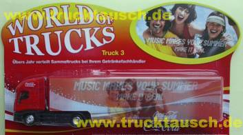 Coca Cola World of Trucks Nr.3, music makes your summer, 3D Design