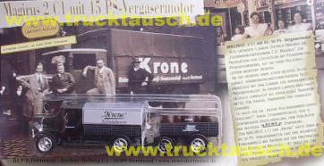 Rewe Dortmund - 90 Jahre 1/6, Krone Kolonialwaren, Hänger mit Fässern