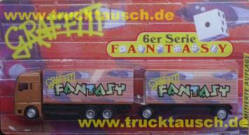 Fantasy Serie 1/6 Graffiti, hellbraun, Felgen mattsilber