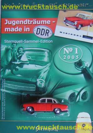 Sternquell (Plauen) DDR Jugendträume 1/2005, Wartburg 312 Limousine, 1/64