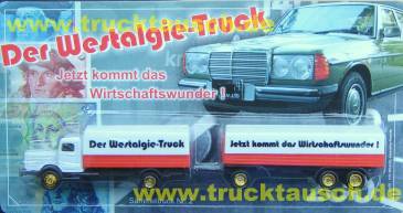 Westalgie-Truck Nr.2, Jetzt kommt das Wirtschaftswunder, mit Mercedes auf Blister