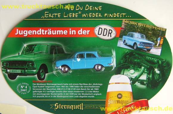 Sternquell (Plauen) DDR Jugendträume 4/2007, Moskwitsch 412 (1969), 1/64