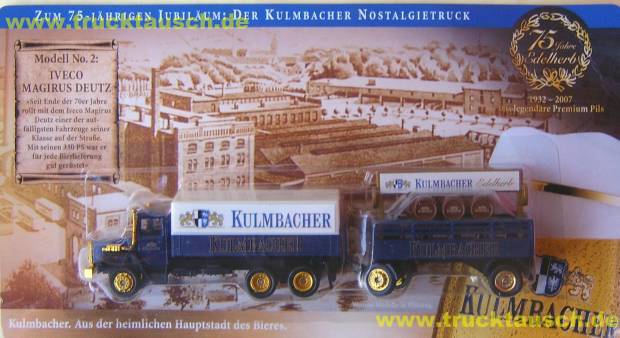 Kulmbacher No.2: Zum 75-jährigen Jubiläum: Der Kulmbacher Noatalgietruck, ivaco Magirus Deutz