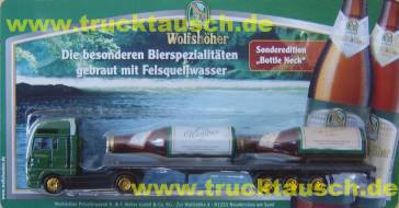 Wolfshöher SE 2007 2/4, Bottle Neck, mit liegender Weibbier Hell- und -Dunkel-Flasche