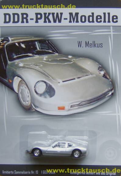 DDR PKW Modelle Nr.19, IFA Wartburg Melkus, 1/64- Aufl. 1.600