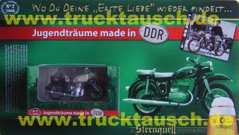 Sternquell (Plauen) DDR Jugendträume 2/2008, Motorrad MZ ES 250/1, ca.1:32