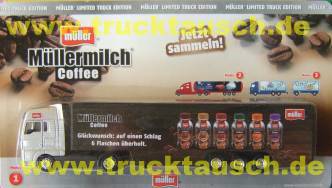 Müller (Molkereiprodukte) Limited Truck Edition (2009) Motiv 1, Müllermilch Coffee, Glückwunsch