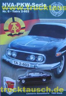 NVA-PKW-Serie Nr.6, Tatra 2-603 (1963), 1/64- Aufl. 1.600