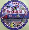 Fußball EM 2004 43209, England, mit Flagge
